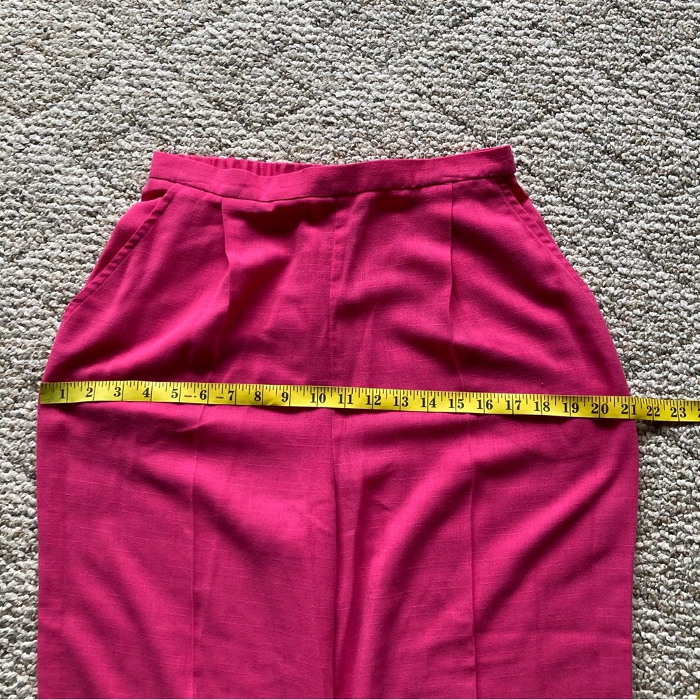 5/$15 Vintage Lloyd Williams Bright Pink Lightweight Pants 12 - Picture 6 of 10